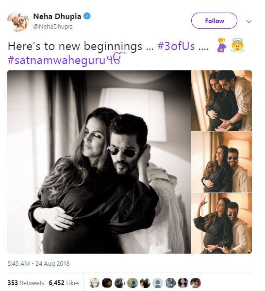 ਨੇਹਾ ਧੂਪੀਆ ਬਣਨ ਵਾਲੀ ਹੈ ਮਾਂ, ਤਸਵੀਰਾਂ ਸ਼ੇਅਰ ਕਰ ਸਭ ਨੂੰ ਕੀਤਾ ਹੈਰਾਨ