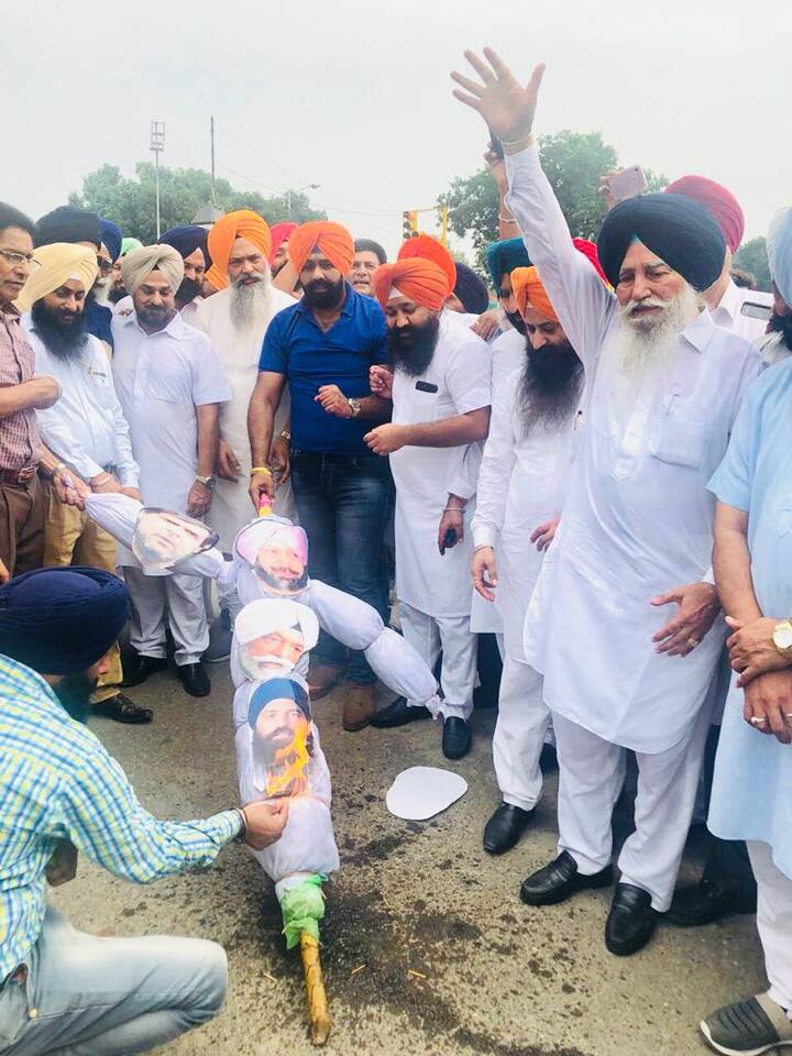 ਹਲਕਾ ਮਜੀਠਾ ਤੋਂ ਪੁਲੀਸ ਦੀ ਮੁਸਤੈਦੀ ਕਾਰਨ ਕਾਂਗਰਸੀਆਂ ਅਤੇ ਅਕਾਲੀ ਵਰਕਰਾਂ ਦਾ ਟਕਰਾਅ ਹੋਣੋਂ ਟਲ ਗਿਆ। 