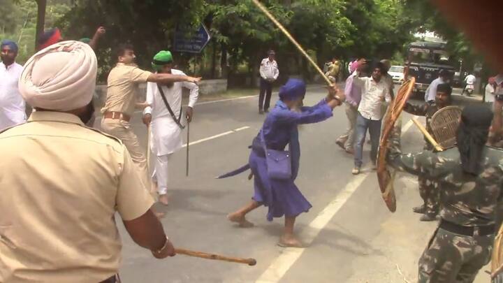 ਬੁੱਧਵਾਰ ਨੂੰ ਫਰੀਦਕੋਟ ਵਿੱਚ ਦੋਵਾਂ ਧਿਰਾਂ ਵਿਚਾਲੇ ਟਕਰਾਅ ਹੋਇਆ। 