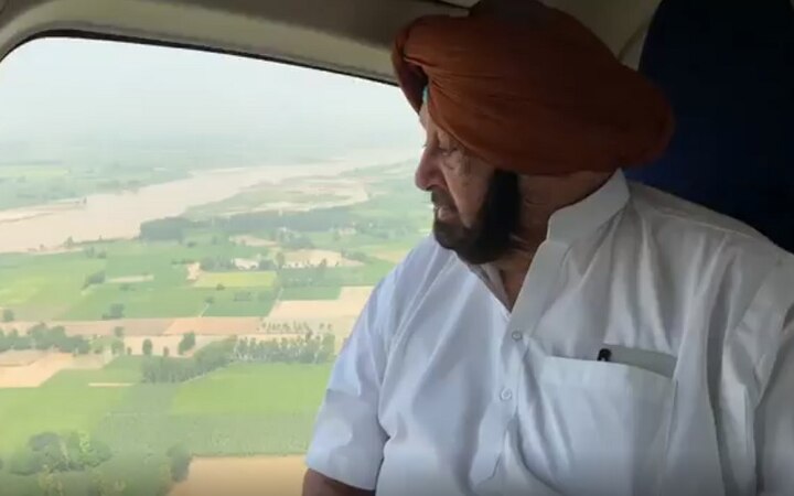 CAPT AMARINDER TO CONDUCT AERIAL SURVEY OF FLOOD AFFECTED AREAS  ਕੈਪਟਨ ਹੈਲੀਕਾਪਟਰ ਰਾਹੀਂ ਕਰਨਗੇ ਘੱਗਰ ਪੀੜਤ ਇਲਾਕੇ ਦਾ ਦੌਰਾ