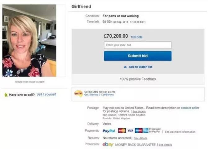 24 ਘੰਟਿਆਂ ਬਾਅਦ ਜਦੋਂ ਪੋਸਟ ਜ਼ਿਆਦਾ ਵਾਇਰਲ ਹੋ ਗਈ ਤਾਂ ਇਸ ਨੂੰ ਵੈਬਸਾਈਟ ਤੋਂ ਹਟਾ ਦਿੱਤਾ ਗਿਆ ਕਿਉਂਕਿ ਇਹ ਈਬੇ ਨੂੰ ਗ਼ਲਤ ਲੱਗੀ। ਕੇਲੀ ਲਈ 88 ਲੱਖ ਦੀ ਸਭ ਤੋਂ ਵੱਧ ਬੋਲੀ ਲੱਗੀ।