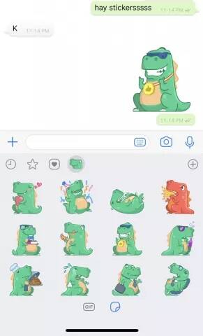 ਇਸ ਦੇ ਨਾਲ ਹੀ ਡੈਡੀਕੇਟਿਡ ਕੈਟੇਗਰੀ ਨੂੰ ਵੀ ਸ਼ਾਮਲ ਕੀਤਾ ਜਾ ਸਕਦਾ ਹੈ। ਇੱਥੇ + ਆਈਕਨ ਦੀ ਮਦਦ ਨਾਲ 12 ਸਟਿੱਕਰ ਸਮੂਹਾਂ ਦਾ ਇਸਤੇਮਾਲ ਕੀਤਾ ਜਾ ਸਕਦਾ ਹੈ।