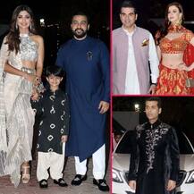 ਸ਼ਿਲਪਾ ਦੇ ਘਰ ਪ੍ਰੀ-ਦੀਵਾਲੀ ਪਾਰਟੀ, ਇੰਝ ਚਮਕੇ ਸਿਤਾਰੇ