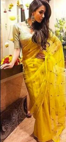 ਮਲਾਈਕਾ ਨੇ ਪੀਲੀ ਸਾੜ੍ਹੀ ਪਾ ਲੁੱਟੇ ਲੱਖਾਂ ਦਿਲ