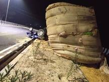 ਤੂੜੀ ਨਾਲ ਲੱਦੀ ਟਰਾਲੀ ਪਲ਼ਟੀ, ਇੱਕ ਦੀ ਮੌਤ