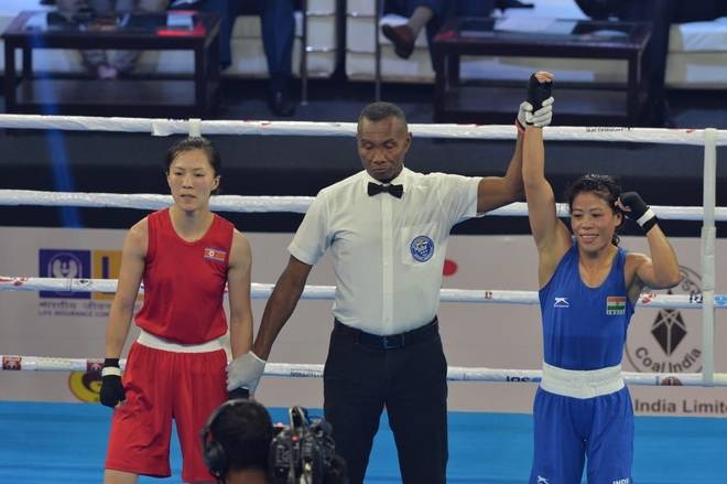 Mary Kom in Final, Will Fight For Historic 6th World Boxing Gold ਮੈਰੀਕੌਮ ਦੀ ਫਾਈਨਲ ‘ਚ ਐਂਟਰੀ ਨਾਲ ਬਣਿਆ ਇਤਿਹਾਸ