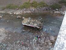 ਇੱਕ ਹੋਰ ਭਿਆਨਕ ਬੱਸ ਹਾਦਸਾ, ਪੰਜ ਮੌਤਾਂ, ਦਰਜਨਾਂ ਜ਼ਖ਼ਮੀ