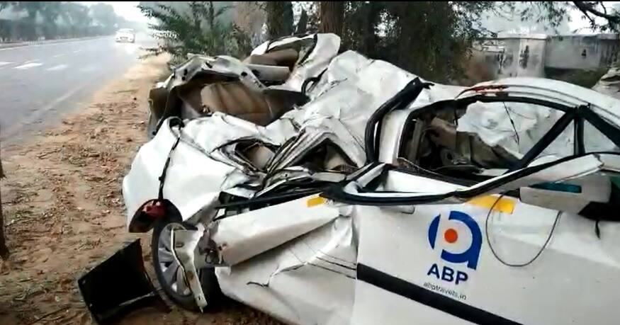 ਵਿਆਹ ਤੋਂ ਵਾਪਸ ਆ ਰਹੀ ਸਵਿਫਟ ਕਾਰ ਨਾਲ ਹਾਦਸਾ, ਸਰਪੰਚ ਸਮੇਤ 5 ਦੀ ਮੌਤ rewarhi 5 died in car accident ਵਿਆਹ ਤੋਂ ਵਾਪਸ ਆ ਰਹੀ ਸਵਿਫਟ ਕਾਰ ਨਾਲ ਹਾਦਸਾ, ਸਰਪੰਚ ਸਮੇਤ 5 ਦੀ ਮੌਤ