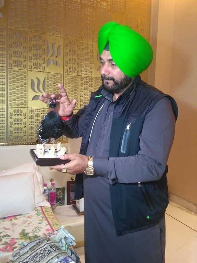 navjot-sidhu-in-controversy-again-for-getting-black-titar-statue-from-pakistan ਹੁਣ ਪਾਕਿਸਤਾਨੀ ਤਿੱਤਰ ਨੇ ਪਾਏ ਸਿੱਧੂ ਲਈ ਪੁਆੜੇ, ਰਿਪੋਰਟ ਤਲਬ