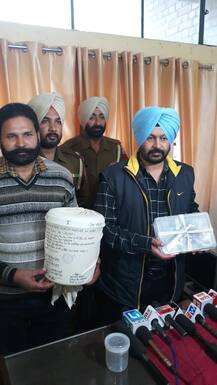 ਪਾਕਿਸਤਾਨੋਂ ਆਈ ਹੈਰੋਇਨ ਦੀ ਖੇਪ ਫੜੀ, ਦੋ ਤਸਕਰ ਵੀ ਦਬੋਚੇ