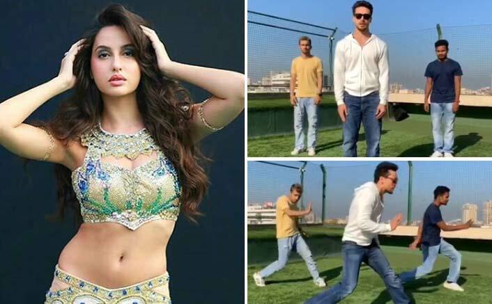Nora Fatehi invites Tiger Shroff for a dance-off after he grooves to Dilbar ਨੋਰਾ ਦੇ ‘ਦਿਲਬਰ’ ਗਾਣੇ ‘ਤੇ ਬਾਗੀ ਟਾਈਗਰ ਦੇ ਜ਼ਬਰਦਸਤ ਡਾਂਸ ਮੂਵਸ