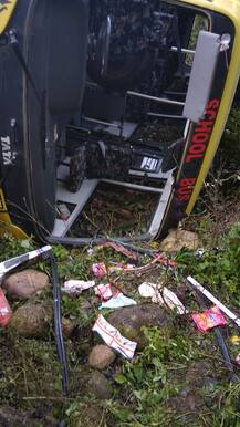 ਮੋਦੀ ਦੀ ਰੈਲੀ ’ਚ ਜਾ ਰਹੇ ਵਿਦਿਆਰਥੀਆਂ ਦੀ ਬੱਸ ਪਲ਼ਟੀ