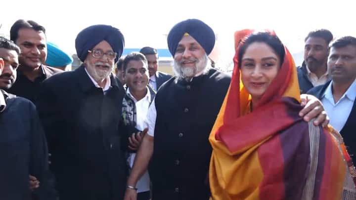 ਹਰਸਿਮਰਤ ਬਾਦਲ ਨੇ ਗੁਰਦਾਸ ਸਿੰਘ ਬਾਦਲ ਨੂੰ ਆਪਣੇ ਘਰ ਖਾਣੇ 'ਤੇ ਆਉਣ ਲਈ ਸੱਦਾ ਦਿੱਤਾ।