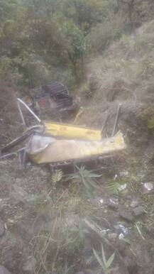 ਸਕੂਲ ਬੱਸ ਖੱਡ ’ਚ ਡਿੱਗੀ, ਤਿੰਨ ਬੱਚਿਆਂ ਸਮੇਤ ਡ੍ਰਾਈਵਰ ਦੀ ਮੌਤ