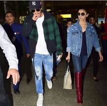 ਏਅਰਪੋਰਟ `ਤੇ ਨਜ਼ਰ ਆਇਆ ਰਣਬੀਰ-ਆਲਿਆ ਦਾ ਡੈਨਿਮ ਲੁੱਕ, ਵੇਖੋ ਤਸਵੀਰਾਂ