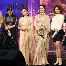 ‘ਮਣੀਕਰਨਿਕਾ’ ਦਾ ਮਿਊਜ਼ਿਕ ਲੌਂਚ, ਵੇਖੋ ਕੰਗਨਾ ਦਾ ਸ਼ਾਹੀ ਅੰਦਾਜ਼