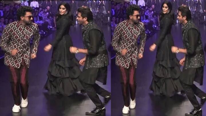 ਤਿੰਨਾਂ ਨੇ ਡਿਜ਼ਾਇਨਰ ਰਾਘਵੇਂਦਰ ਰਾਠੌਰ ਦੇ ਲਈ ਰੈਂਪ ‘ਤੇ ਵਾਕ ਕੀਤੀ।