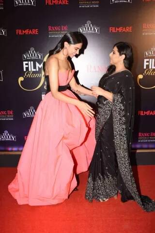 ਦੀਪਿਕਾ ਤੇ ਵਿੱਦਿਆ। ਤਸਵੀਰਾਂ- ਮਾਨਵ ਮੰਗਲਾਨੀ 