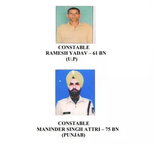 ਕਾਂਸਟੇਬਲ ਰਮੇਸ਼ ਯਾਦਵ (ਉੱਤਰ ਪ੍ਰਦੇਸ਼) ਅਤੇ ਮਨਿੰਦਰ ਸਿੰਘ ਅਟਰੀ (ਪੰਜਾਬ)