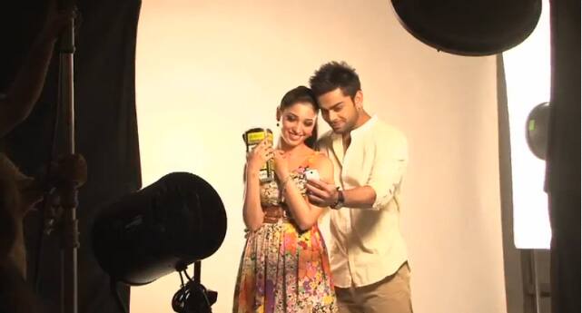 ਉਸ ਨੇ ਕਿਹਾ ਉਸ ਐਡ ਸ਼ੂਟ ਦੌਰਾਨ ਮਸਾਂ ਦੋਵਾਂ ਜਣਿਆਂ ਨੇ ਇੱਕ ਦੂਜੇ ਨੂੰ 4 ਸ਼ਬਦ ਕਹੇ ਹੋਣਗੇ। 