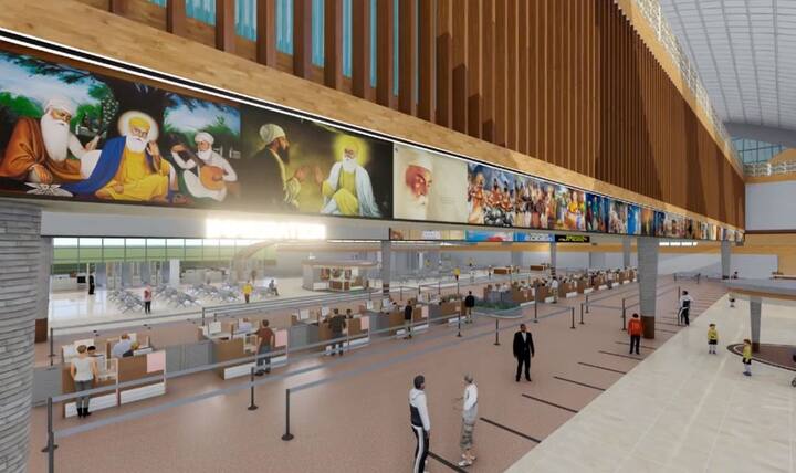 ਫੇਜ਼-2 ਦਾ ਟਰਮੀਨਲ ਕਿਹੋ-ਜਿਹਾ ਹੋਵੇਗਾ? - ਇੱਥੇ ਇੱਕ ਵਾਚ ਟਾਵਰ 'ਤੇ ਇੱਕ ਦਰਸ਼ਕ ਗੈਲਰੀ ਅਤੇ ਰੈਸਟੋਰੈਂਟ ਹੋਵੇਗਾ। ਪੰਜ ਬਿਸਤਰਿਆਂ ਵਾਲਾ ਹਸਪਤਾਲ ਬਣਾਇਆ ਜਾਵੇਗਾ। ਲਗਪਗ 300 ਸ਼ਰਧਾਲੂਆਂ ਦੀ ਰਿਹਾਇਸ਼ ਦਾ ਪ੍ਰਬੰਧ। ਫਾਇਰ ਸਟੇਸ਼ਨ ਲਈ ਥਾਂ, ਪੁਲਿਸ ਸਟੇਸ਼ਨ ਅਤੇ ਹਜ਼ਾਰਾਂ ਵਾਹਨਾਂ ਲਈ ਢੁਕਵੀਂ ਪਾਰਕਿੰਗ ਹੋਵੇਗੀ। 