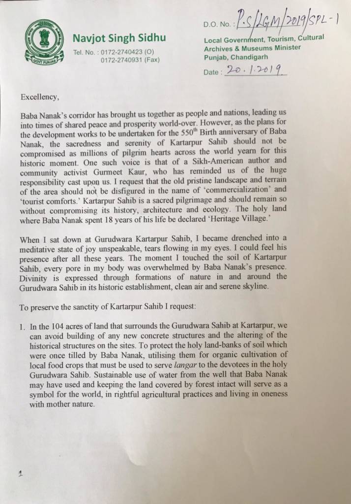 ਬਾਬੇ ਨਾਨਕ ਦੀ ਜ਼ਮੀਨ ਬਾਰੇ ਪਾਕਿਸਤਾਨ ਵੱਲੋਂ ਵੱਡਾ ਫੈਸਲਾ, ਸਿੱਧੂ ਨੇ ਲਿਖੀ ਸੀ ਚਿੱਠੀ