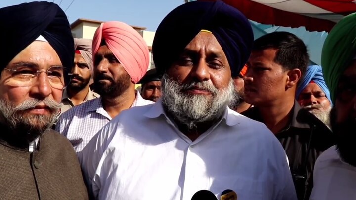 sangrur sukhbir badal met sugarcane farmers  ਮਰਨ ਵਰਤ ’ਤੇ ਬੈਠੇ ਕਿਸਨਾਂ ਦੀ ਸਾਰ ਲੈਣ ਪੁੱਜੇ ਸੁਖਬੀਰ, ‘ਭੀਖ ਨਹੀਂ, ਆਪਣਾ ਹੱਕ ਮੰਗ ਰਹੇ ਕਿਸਾਨ’