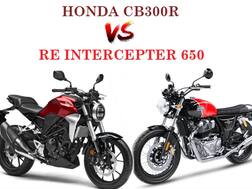 ਹੌਂਡਾ CB300R ਤੇ ਰੌਇਲ ਇਨਫੀਲਡ ਇੰਟਰਸੈਪਟਰ 650 ਵਿੱਚੋਂ ਕਿਹੜਾ ਬਿਹਤਰ?