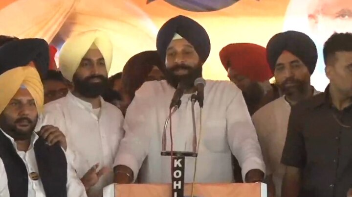 bikram majithia in sangrur ਭਗਵੰਤ ਮਾਨ ਦੇ ਗੜ੍ਹ 'ਚ ਜਾ ਕੇ ਮਜੀਠੀਆ ਨੇ ਦਾਗੇ ਗੋਲੇ