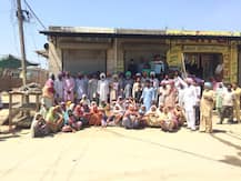 ਠੇਕਾ ਚੁਕਵਾਉਣ ਲਈ ਪਿੰਡ ਵਾਸੀਆਂ ਤੇ ਪੰਚਾਇਤ ਨੇ ਠੇਕੇ ਬਾਹਰ ਲਾਇਆ ਧਰਨਾ