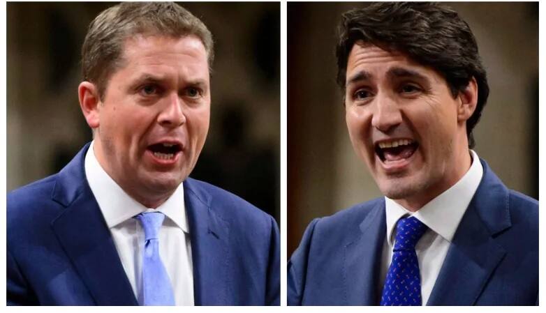 ਸ਼ੀਅਰ ਨੂੰ ਟਰੂਡੋ ਦਾ ਕਰਾਰਾ ਜਵਾਬ, 'ਕੈਨੇਡੀਅਨਾਂ ਨੂੰ ਕੀਤਾ ਗੁੰਮਰਾਹ' Trudeau says Scheer 'can't be lying to Canadians' as Liberals on ethics committee block SNC-Lavalin study ਸ਼ੀਅਰ ਨੂੰ ਟਰੂਡੋ ਦਾ ਕਰਾਰਾ ਜਵਾਬ, 'ਕੈਨੇਡੀਅਨਾਂ ਨੂੰ ਕੀਤਾ ਗੁੰਮਰਾਹ'