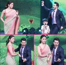 ‘ਕਲੰਕ’ ਦੀ ਪ੍ਰਮੋਸ਼ਨ’ ਵਰੁਣ-ਆਲਿਆ ਦੀ ਮਸਤੀ, ਸਟੇਜ ‘ਤੇ ਡਾਂਸ