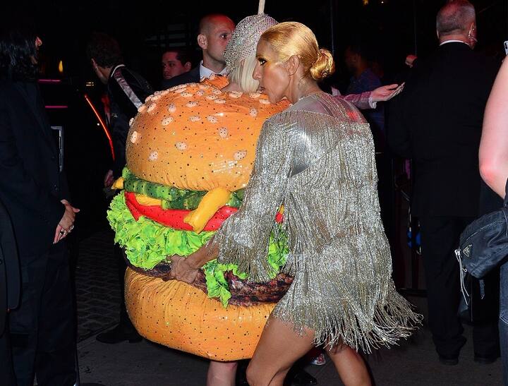 New York, NY - - Celine Dion tries to grab onto Katy Perry's buns as she spots her at the Met Gala after party at Boom Boom Room in NYC Pictured: Celine Dion, Katy Perry BACKGRID USA 6 MAY 2019 USA: +1 310 798 9111 / usasales@backgrid.com UK: +44 208 344 2007 / uksales@backgrid.com *UK Clients - Pictures Containing Children Please Pixelate Face Prior To Publication*