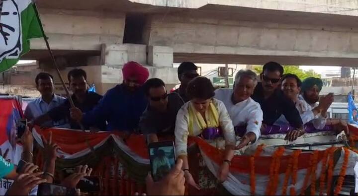 ਰੋਡ ਸ਼ੋਅ ਵਿੱਚ ਮੁੱਖ ਮੰਤਰੀ ਕੈਪਟਨ ਅਮਰਿੰਦਰ ਸਿੰਘ ਤੇ ਸੁਨੀਲ ਜਾਖੜ ਤੋਂ ਇਲਾਵਾ ਨਵਜੋਤ ਸਿੰਘ ਸਿੱਧੂ ਵੀ ਸ਼ਾਮਲ ਰਹੇ। 