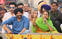 ਬਠਿੰਡਾ \'ਚ ਅਕਾਲੀਆਂ ਦੀ ਬੇੜੀ ਪਾਰ ਲਾਉਣ ਲਈ ਪੁੱਜੇ ਸੰਨੀ ਦਿਓਲ, ਹਰਸਿਮਰਤ ਨਾਲ ਕੀਤਾ ਰੋਡ ਸ਼ੋਅ