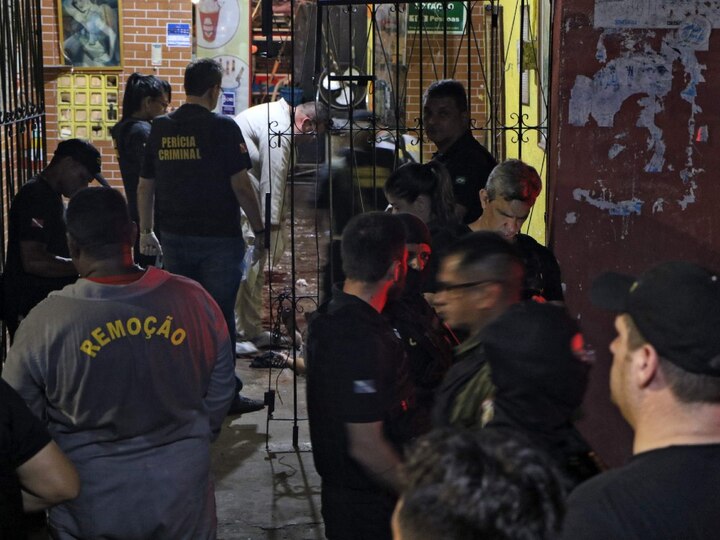 Massacre reported at Brazil bar media says 11 dead after 7 gunmen opened fire ਬ੍ਰਾਜ਼ੀਲ ਦੇ ਬਾਰ 'ਚ 'ਕਤਲੇਆਮ', ਛੇ ਮਹਿਲਾਵਾਂ ਸਮੇਤ 11 ਦੀ ਮੌਤ