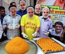 ਬੀਜੇਪੀ ਜਸ਼ਨ ਦੀਆਂ ਤਿਆਰੀਆਂ \'ਚ ਜੁਟੀ, ਸ਼ਾਮ ਨੂੰ ਮੋਦੀ ਕਰਨਗੇ ਧੰਨਵਾਦ