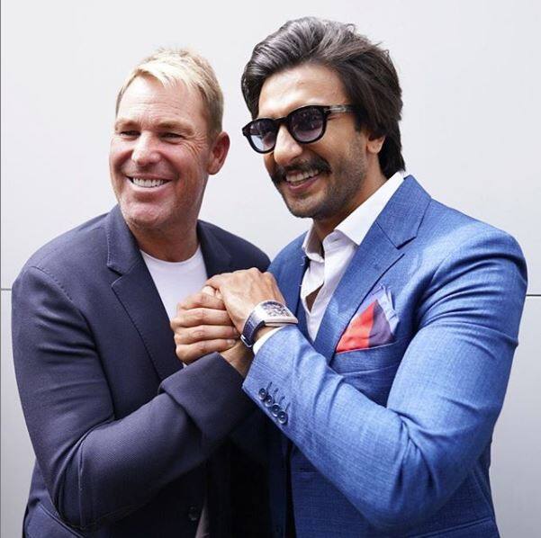 ਸ਼ੇਨ ਵਾਰਨਰ ਲਈ ਰਣਵੀਰ ਸਿੰਘ ਨੇ ਲਿਖਿਆ “ਸਪਿਨ ਕਿੰਗ”।