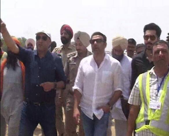 SUNNY deol visited kartarpur corridor ਕਰਤਾਰਪੁਰ ਲਾਂਘੇ ਦਾ ਦੌਰਾ ਕਰਨ ਪੁੱਜੇ ਸੰਨੀ ਦਿਓਲ, ਪਰ ਜਨਤਾ ਤੇ ਮੀਡੀਆ ਤੋਂ ਬਣਾਈ ਦੂਰੀ