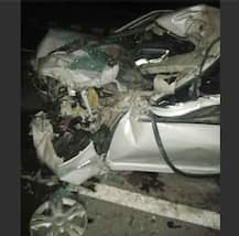 ਭਿਆਨਕ ਸੜਕ ਹਾਦਸੇ \'ਚ ਕਾਰ ਤਬਾਹ, ਪਰਿਵਾਰ ਦੇ 5 ਜੀਆਂ ਦੀ ਮੌਤ