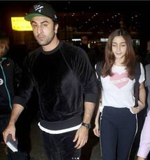 ਡਿਨਰ ਡੇਟ ਮਗਰੋਂ ਏਅਰਪੋਰਟ \'ਤੇ ਮੂੰਹ ਲੁਕਾਉਂਦੇ ਨਜ਼ਰ ਆਏ ਰਣਬੀਰ ਤੇ ਆਲਿਆ