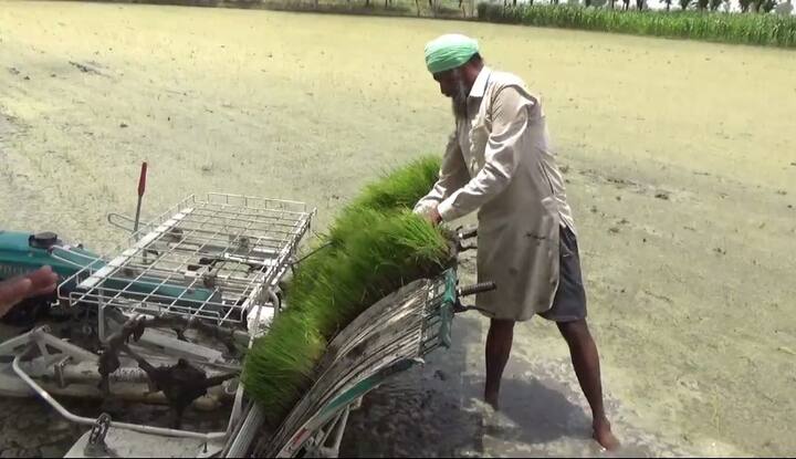 ਮਸ਼ੀਨ ਚਲਾ ਕੇ ਇਕੱਲਾ ਕਿਸਾਨ ਝੋਨਾ ਬੀਜ ਸਕਦਾ ਹੈ ਜਿਸ ਨਾਲ ਪੂਰੀ ਲੇਬਰ ਬਚ ਜਾਂਦੀ ਹੈ।