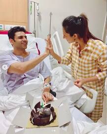 ਦਿਵਿਆਂਕਾ ਨੇ ਪਤੀ ਨਾਲ ਹਸਪਤਾਲ \'ਚ ਮਨਾਈ ਵਿਆਹ ਦੀ ਵਰ੍ਹੇਗੰਢ, ਵੇਖੋ ਤਸਵੀਰਾਂ