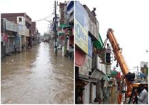 ਬਾਰਸ਼ ਨਾਲ ਬਠਿੰਡਾ ਬਣਿਆ ਦਰਿਆ, ਕ੍ਰੇਨ ਨਾਲ ਲੋਕਾਂ ਨੂੰ ਕੱਢਿਆ