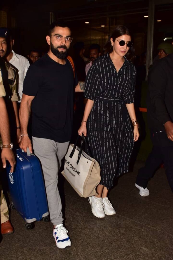 ਇਸ ਦੌਰਾਨ ਦੋਵੇਂ ਚੁੱਪਚਾਪ ਏਅਰਪੋਰਟ ਤੋਂ ਨਿਕਦੇ ਹਨ ਤੇ ਆਪਣੀ ਕਾਰ ‘ਚ ਬੈਠ ਰਵਾਨਾ ਹੋ ਜਾਂਦੇ ਹਨ। ਇੱਥੇ ਦੋਵੇਂ ਇੱਕ-ਦੂਜੇ ਨਾਲ ਗੱਲ ਕਰਦੇ ਵੀ ਨਜ਼ਰ ਨਹੀਂ ਆਏ।