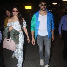 ਏਅਰਪੋਰਟ \'ਤੇ ਇਸ ਅੰਦਾਜ਼ \'ਚ ਸਿਧਾਰਥ ਤੇ ਜੈਕਲੀਨ, ਕੈਮਰੇ \'ਚ ਕੈਦ 