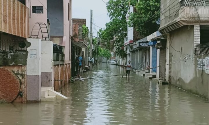 after yesterdays rain flood situation in bathinda  ਬਠਿੰਡਾ ਫਿਰ ਹੋਇਆ ਪਾਣੀਓਂ-ਪਾਣੀ