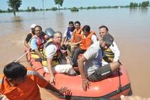 ਸਤਲੁਜ ਦੇ ਪਾਣੀ \'ਚ ਡੁੱਬੇ ਪੰਜਾਬ ਦੇ ਪਿੰਡ, ਵੇਖੋ ਤਾਜ਼ਾ ਤਸਵੀਰਾਂ