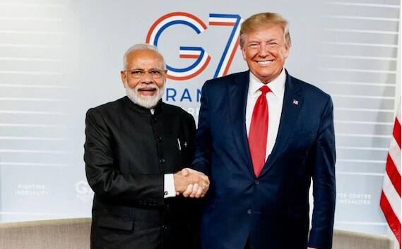 ਕਸ਼ਮੀਰ ਮੁੱਦੇ 'ਤੇ ਟਰੰਪ ਦੀ ਮੌਜੂਦਗੀ ਵਿੱਚ ਪ੍ਰਧਾਨ ਮੰਤਰੀ ਮੋਦੀ ਨੇ ਕਿਹਾ ਕਿ ਭਾਰਤ ਤੇ ਪਾਕਿਸਤਾਨ ਵਿਚਾਲੇ ਬਹੁਤ ਸਾਰੇ ਦੁਵੱਲੇ ਮੁੱਦੇ ਹਨ ਤੇ ਅਸੀਂ ਕਿਸੇ ਤੀਸਰੇ ਦੇਸ਼ ਨੂੰ ਪਰੇਸ਼ਾਨ ਨਹੀਂ ਕਰਨਾ ਚਾਹੁੰਦੇ। 