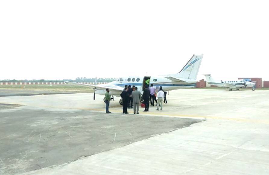 First flight took off from Hisar ਹਰਿਆਣਾ ਦੇ ਪਹਿਲੇ ਇੰਟਰਨੇਸ਼ਨਲ ਏਅਰਪੋਰਟ ਤੋਂ ਭਰੀ ਗਈ ਪਹਿਲੀ ਉਡਾਨ